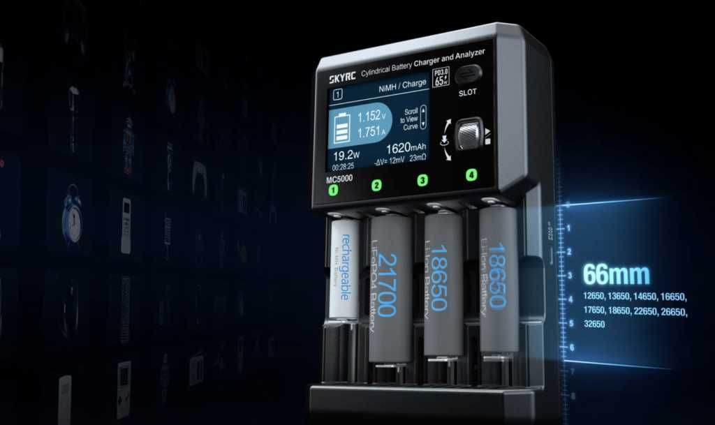 Зарядний пристрій SkyRC MC5000 (Li-ion/LTO/LiFePO4/Ni-Mh/Ni-Zn/Na-ion)