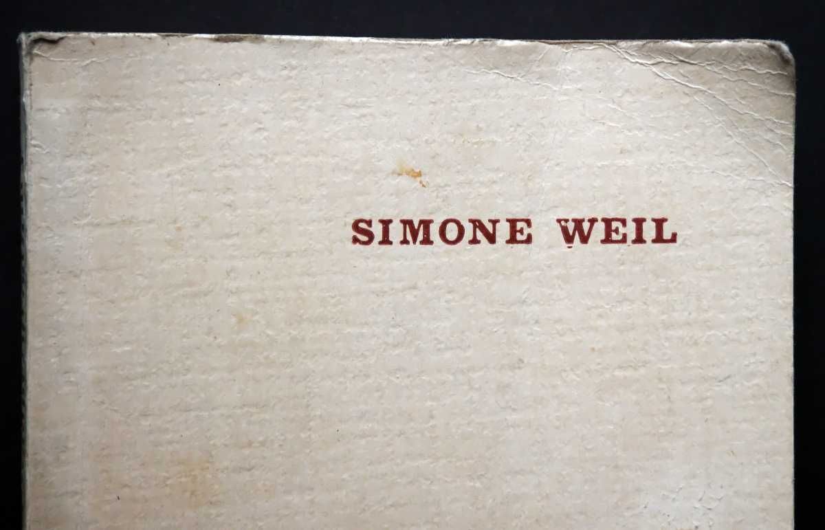 Simone Weil. Świadomość Nadprzyrodzona
