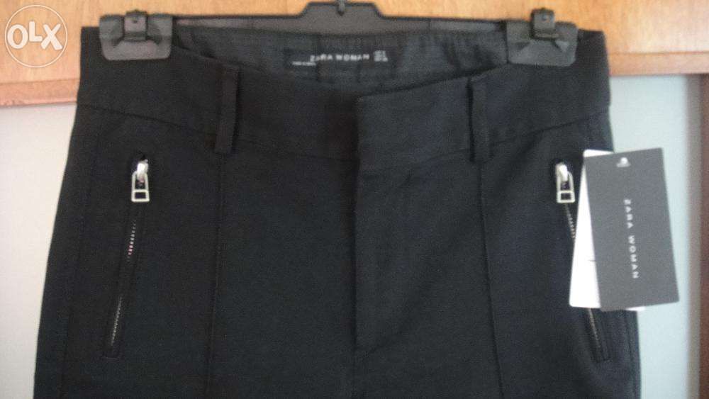 ZARA Spodnie damskie NOWE r. 36 czarne OKAZJA