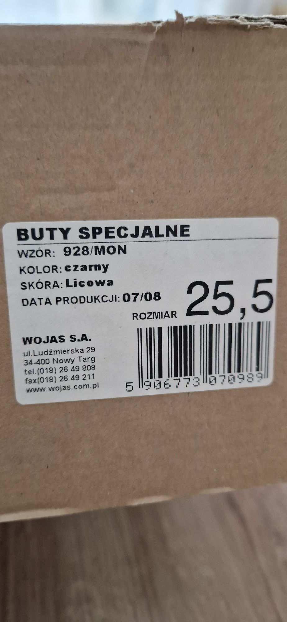 Buty specjalne rozmiar 25,5 KUPCZAK