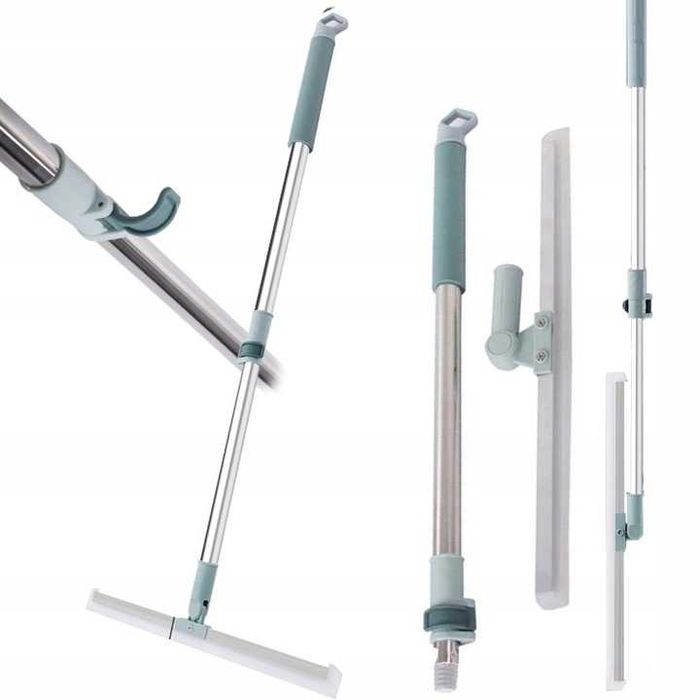 ŚCIĄGACZKA do Wody GUMOWA 50cm z Trzonkiem REGULOWANA do Podłóg Fug