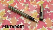 stare pióro wieczne - vintage, 1948, Waterman'S 513, Green Marbled