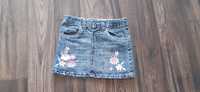 Spódniczka jeansowa dziewczęca r 110