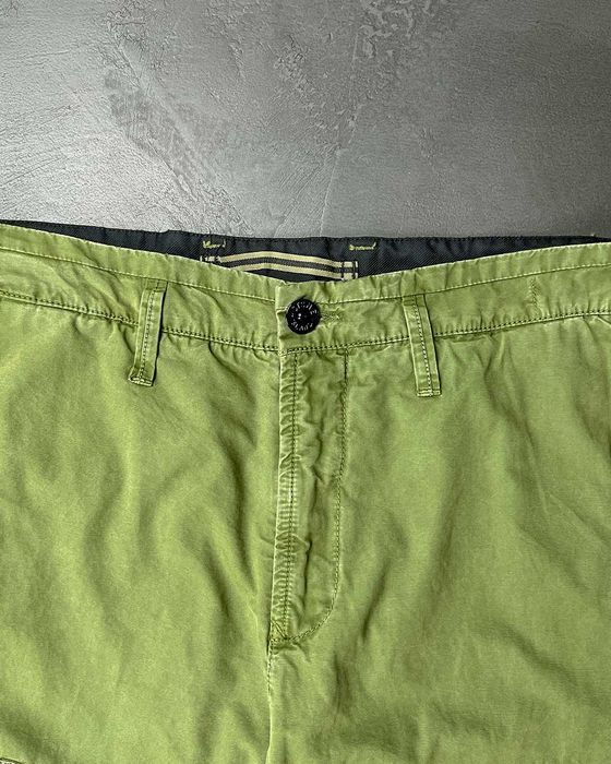 Штани Stone Island 303WA Brushed Cotton Cargo Pants Cold Dyed Olive