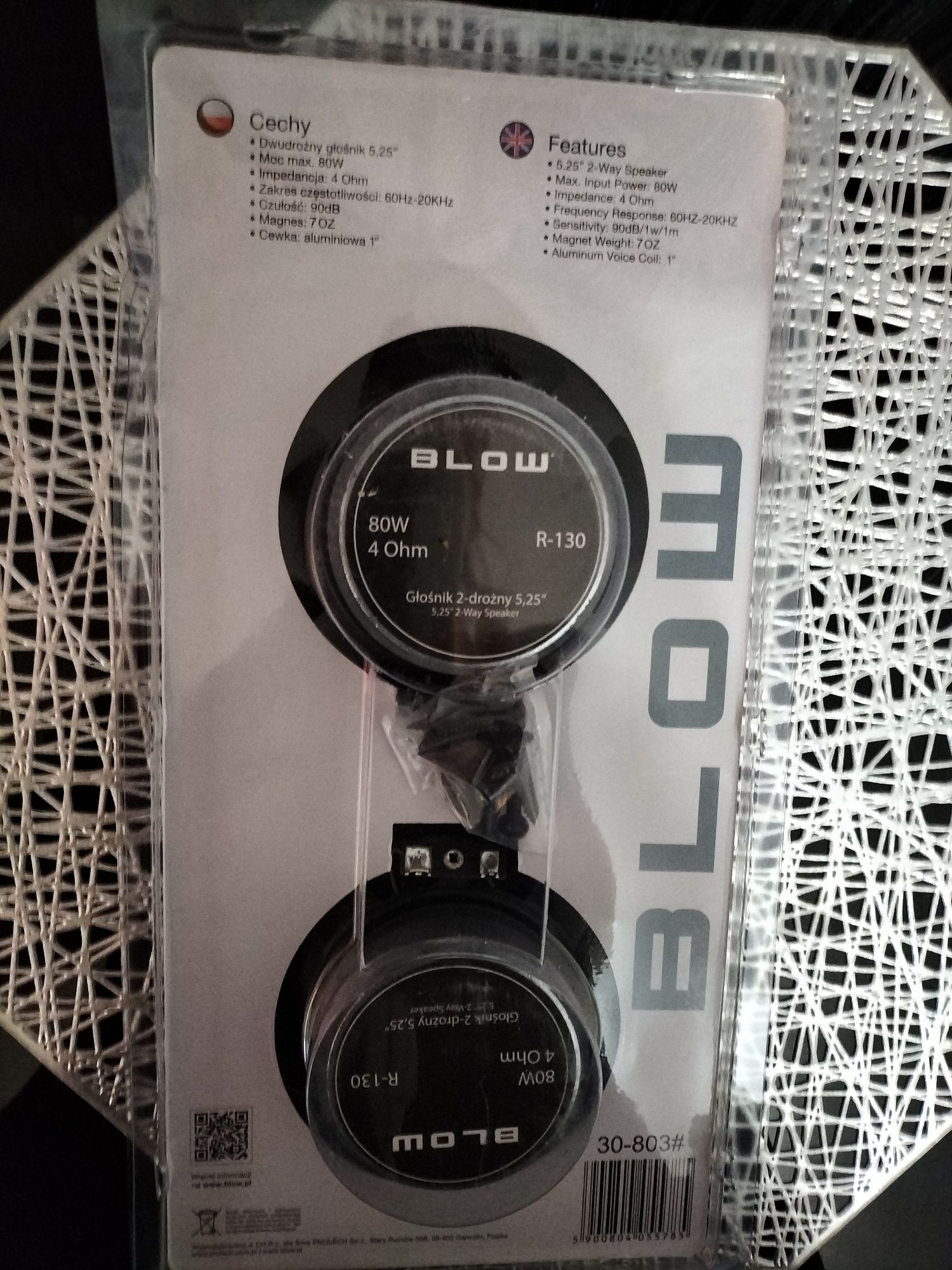 Głośniki BLOW R -13013cm blister komplet 85zl