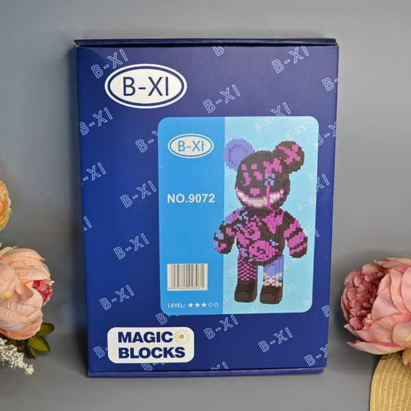 Конструктор "Jinx" Magic Blocks ведмедик Bearbrick мишка с блоков 50-4