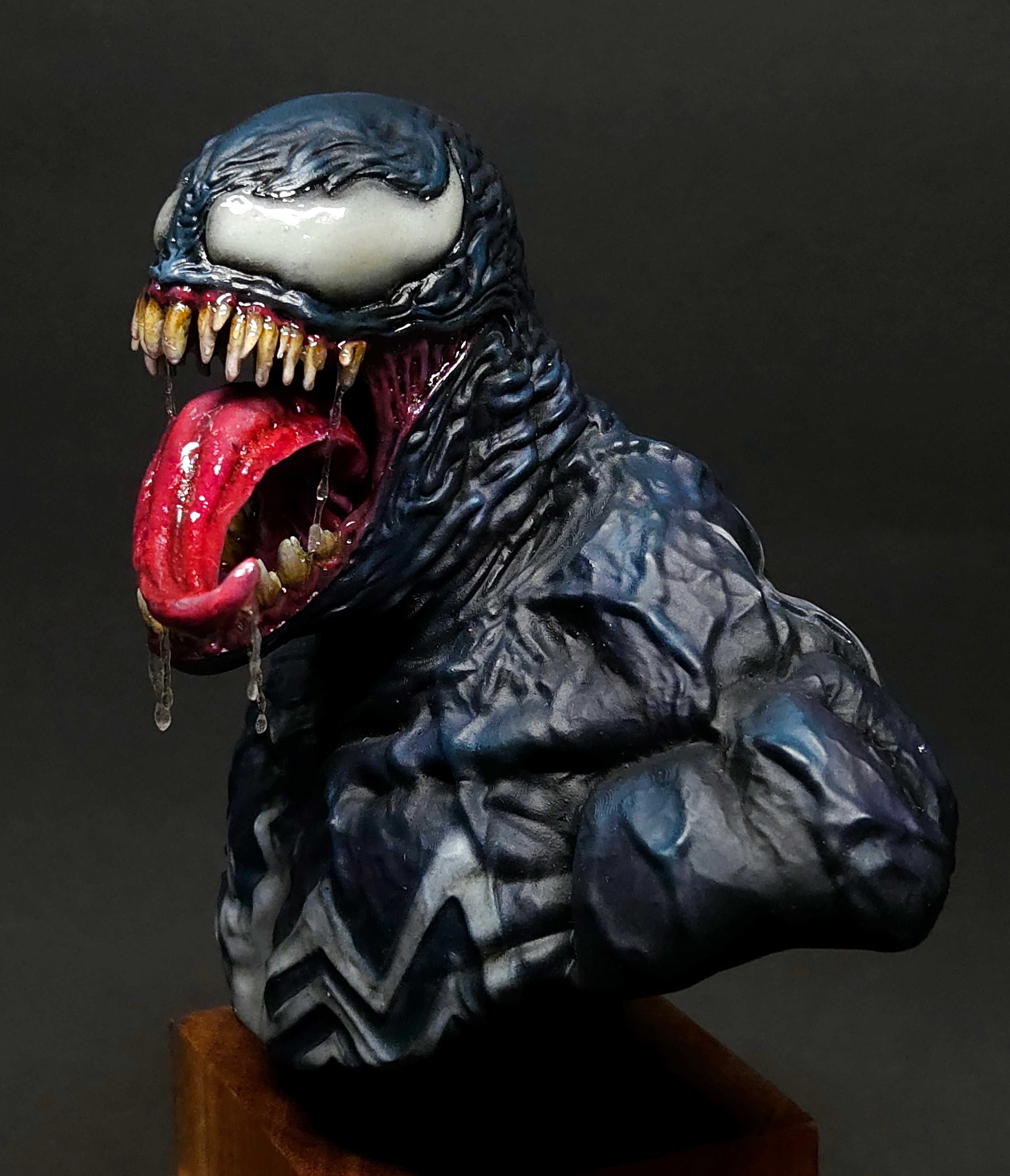!Venom popiersie w skali 1/8 własnoręcznie malowane!