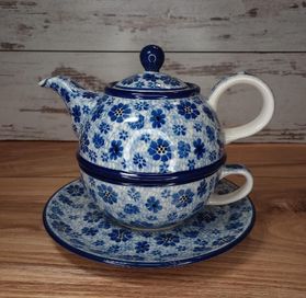Filiżanka imbryk Tea for one ceramika Bolesławiec WADA