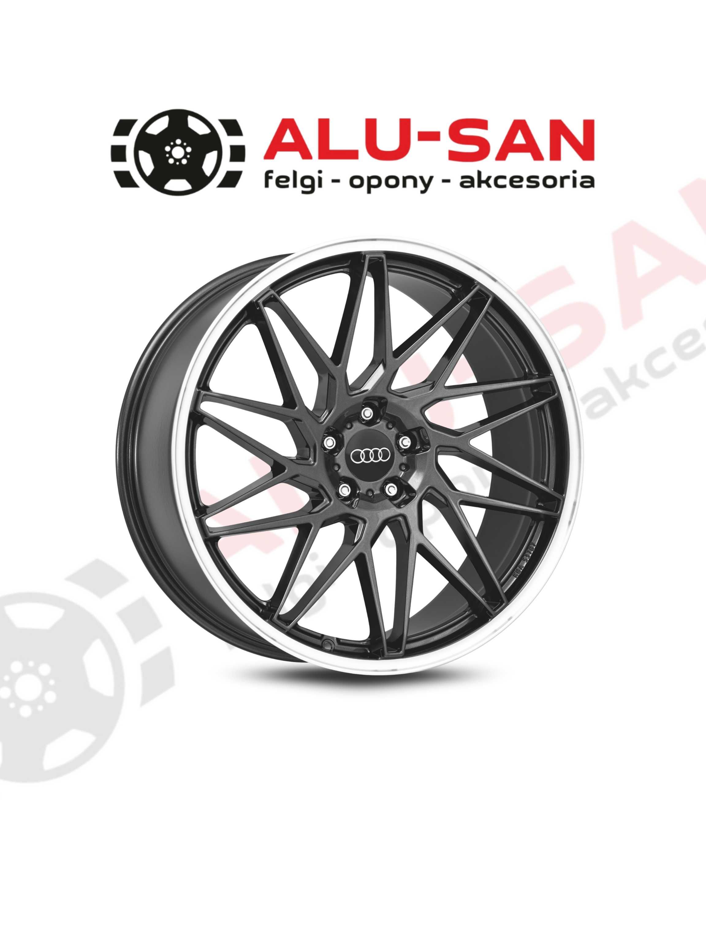 NOWE ALUFELGI 19" AUDI A4 S4 RS4 8E B8 - 57.1 5x112 Grafit Poler