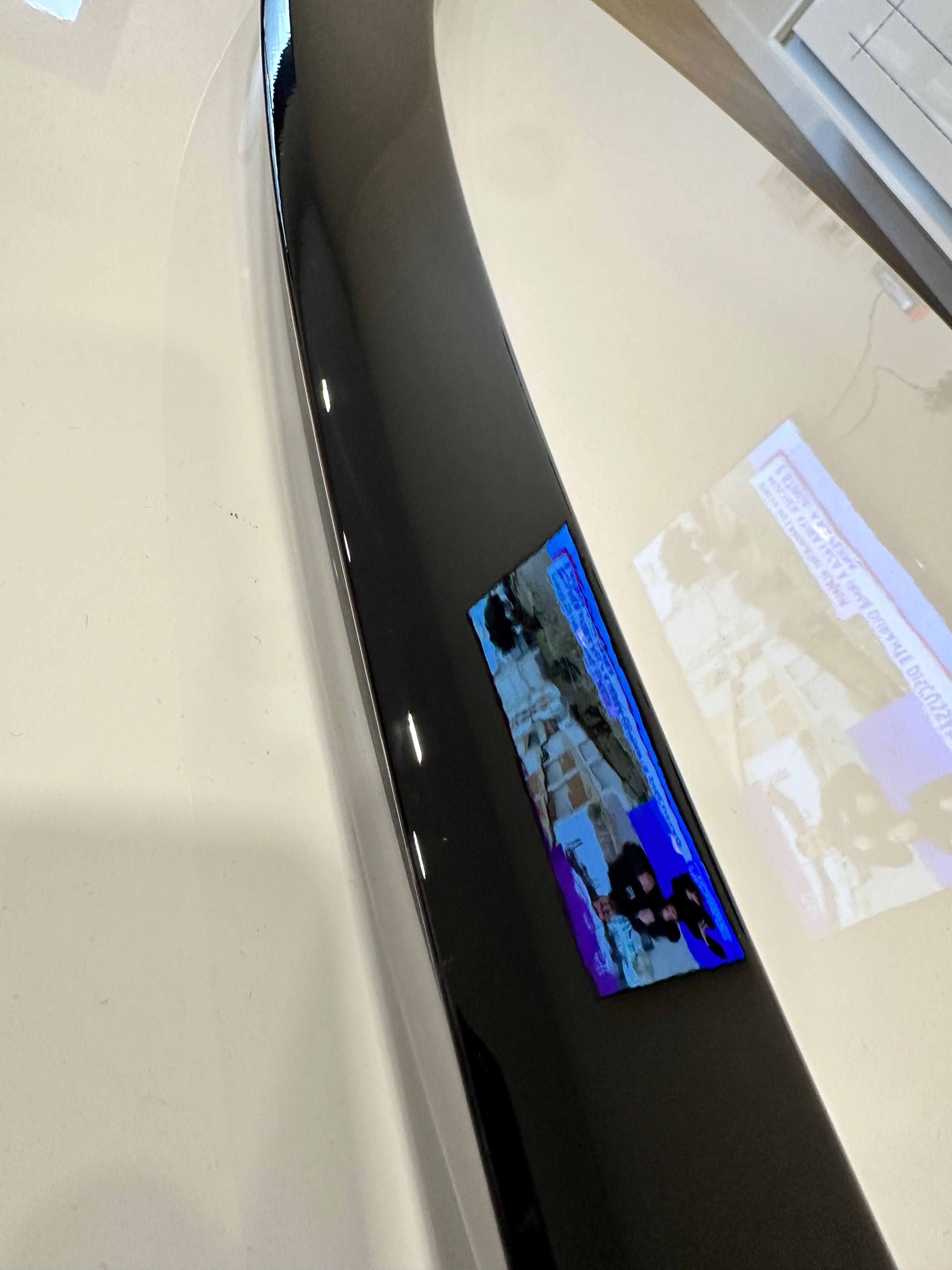 Aileron Mala Mercedes (W205) (C43/C63), preto brilhante