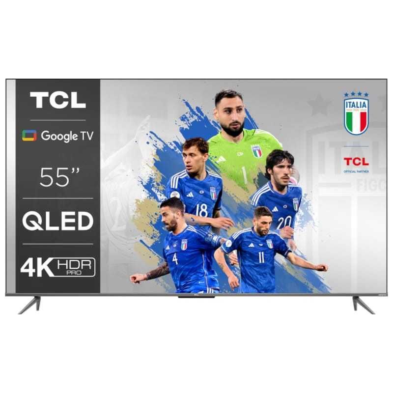TCL 55" 4K Ultra HD QLED Google TV Preto NOVAS!