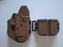 Kabura Glock 19, 19x, 45, 45 MOS Tactical, Coyote, Piekarnia Kabur G.
