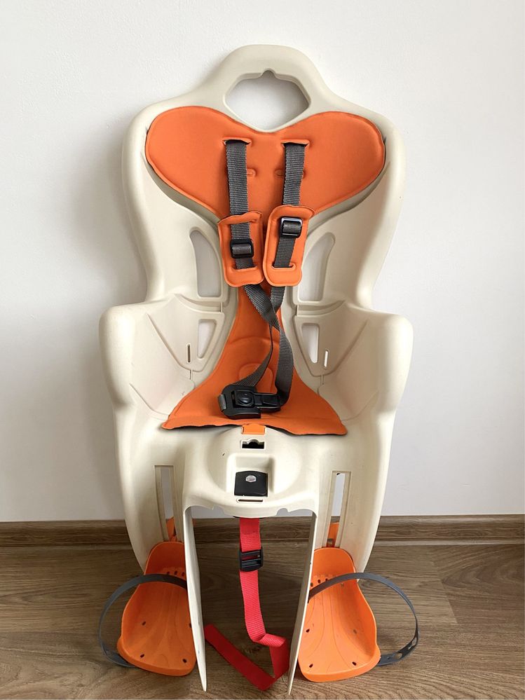 Fotelik rowerowy na bagażnik Bellelli Clamp do 22kg