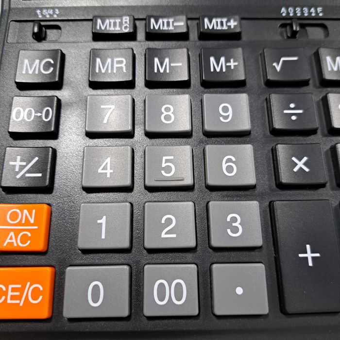 Kalkulator biurowy Citizen SDC-444S - sprawny, używany, duże przyciski