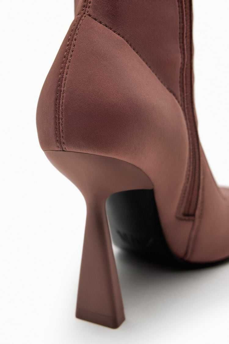 Botins lycra rosa ZARA