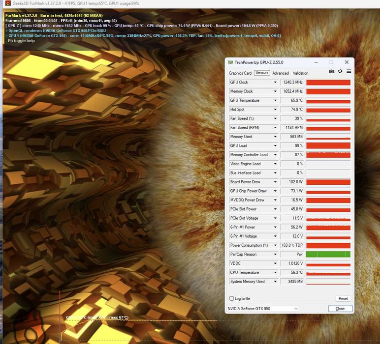 відеокарта GTX950 2GB ASUS ROG STRIX. Trade-in