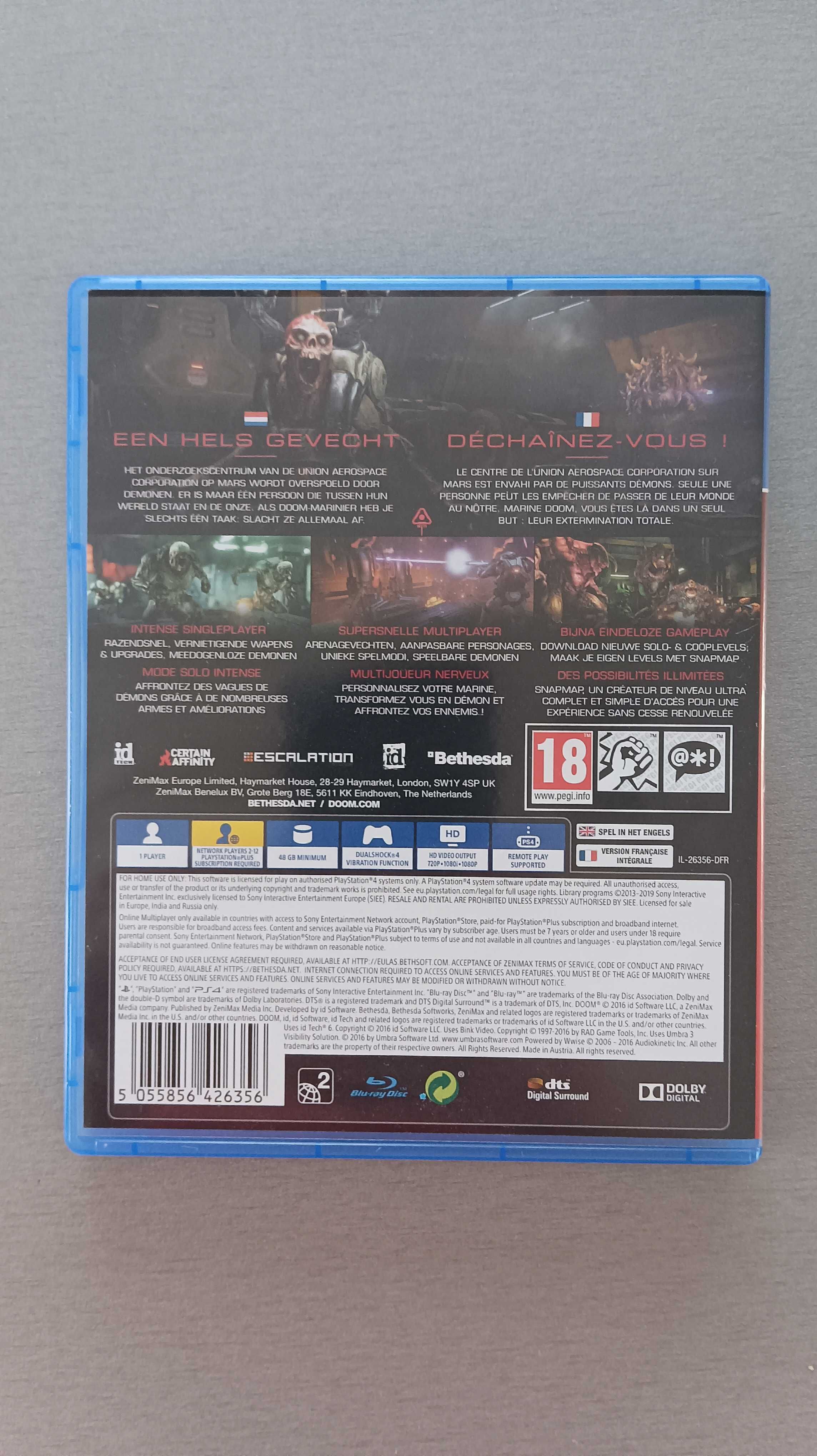 Gra Doom na PS4 kombatybilna z PS5