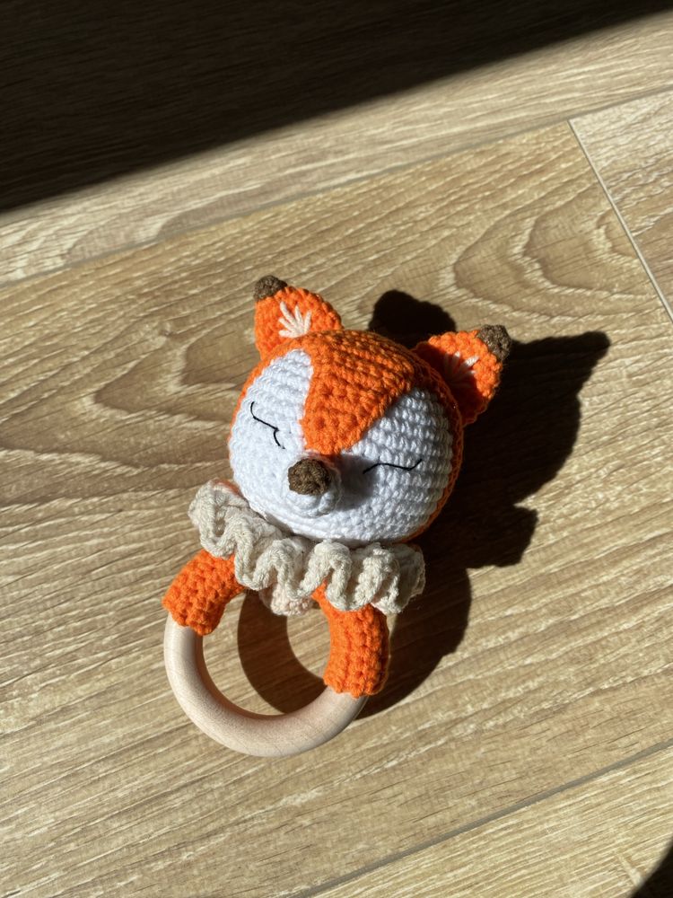 Grzechotka, maskotka, amigurumi, hand made