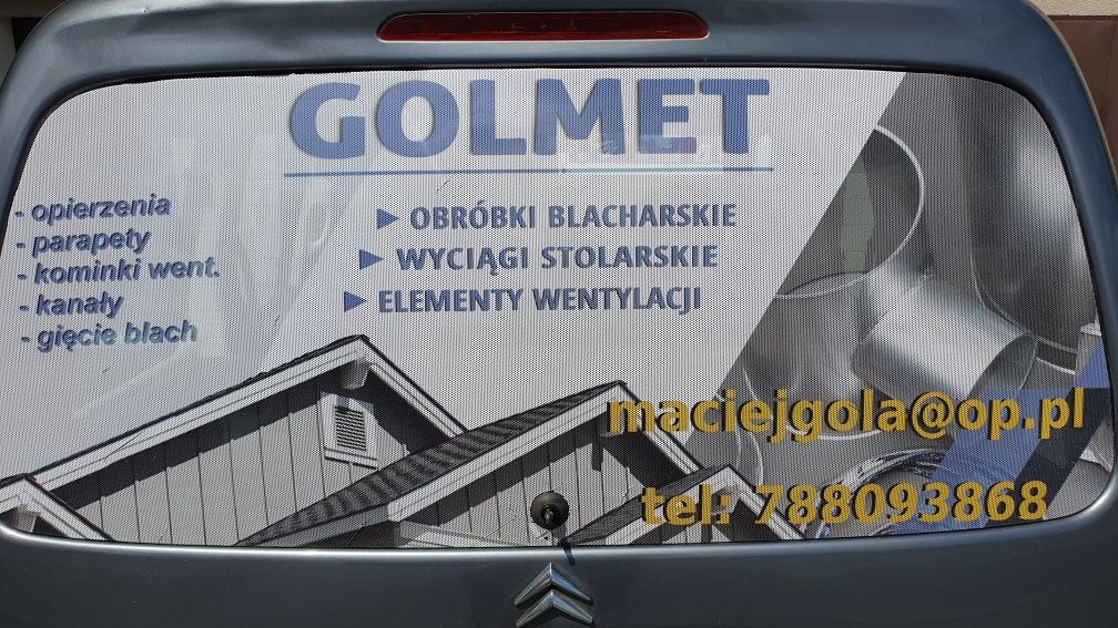 Opierzenia , obróbki blacharskie