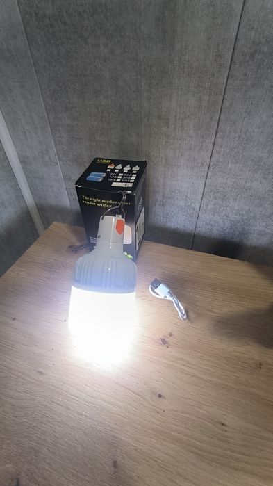 LED Лампа з гачком кемпінгова