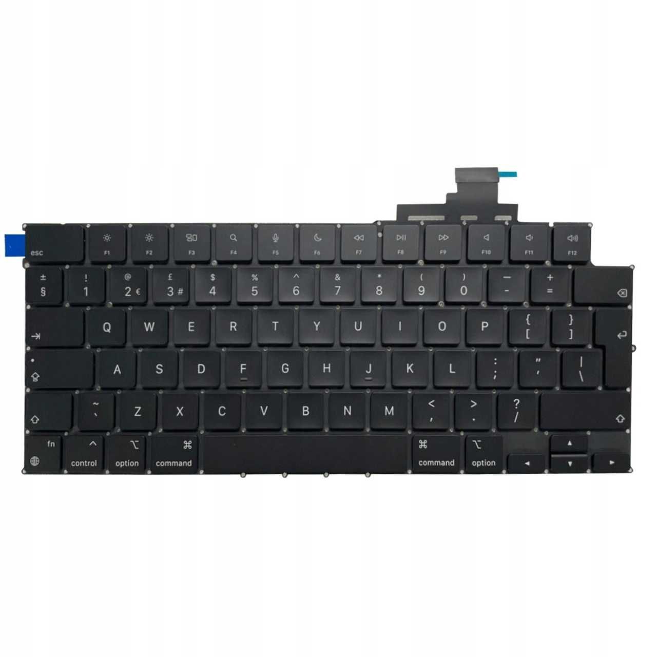 KLAWIATURA DO Keyboard MacBook Air 13" M2 A2681 INT UK PL 2022 Black