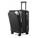 LEVEL8 Grace EXT Walizka twarda kabinowa ABS 55x37x25cm, 36-42l czarna