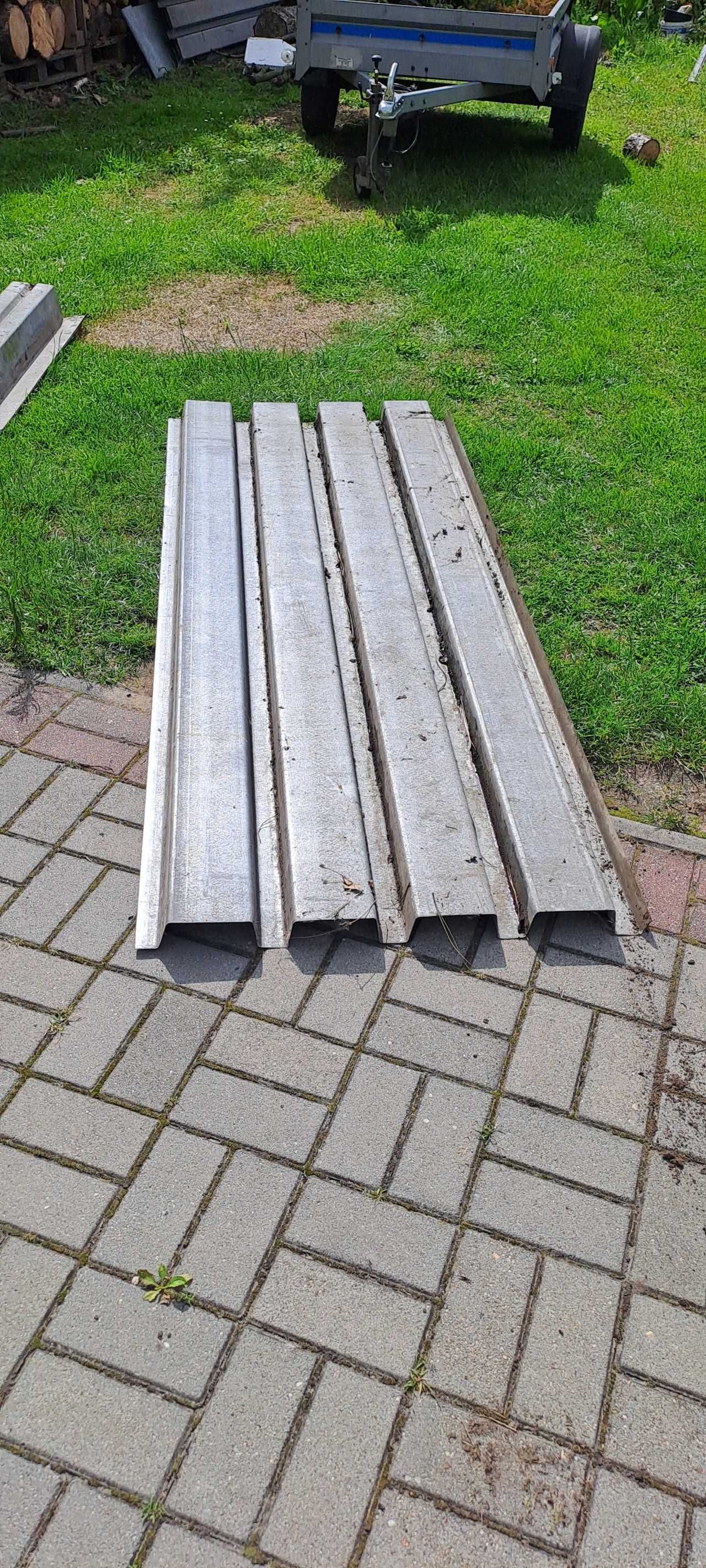 Blacha trapezowa ocynkowana gruba 6+2szt