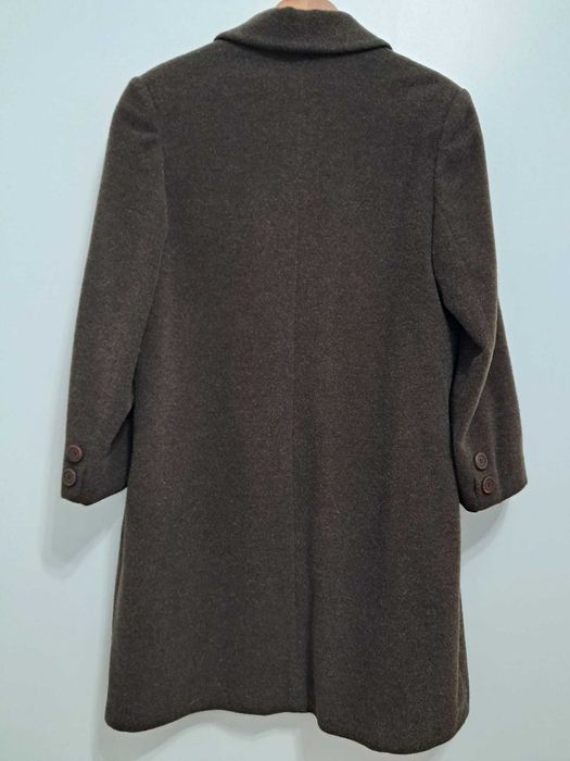 Casaco de fazenda comprido castanho tam XL