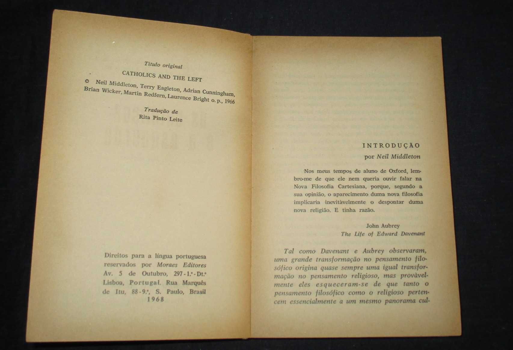 Livro Os Católicos e a Esquerda Manifesto Slant