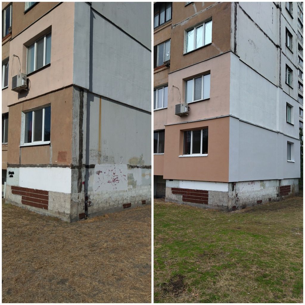 Утеплення фасадів, стін квартир м. Київ
