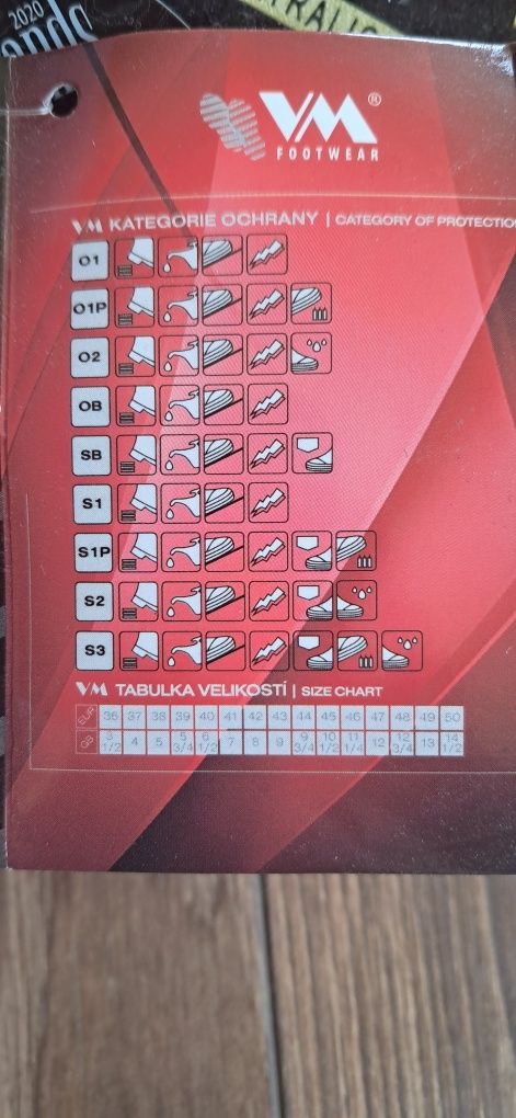 Buty robocze  bhp VM S3 nowe rozm 44