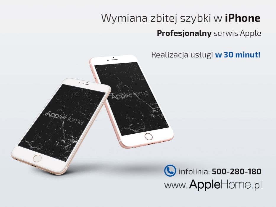 PROFESJONALNA wymiana szybki iPhone 6 7 / 8 / X / 11 /  Ursynów 30 min