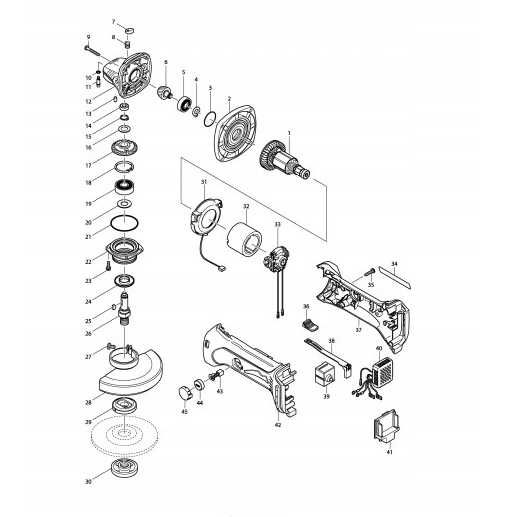 Szczotkotrzymacz Makita DGA452 DGD800 DJS161 BGA