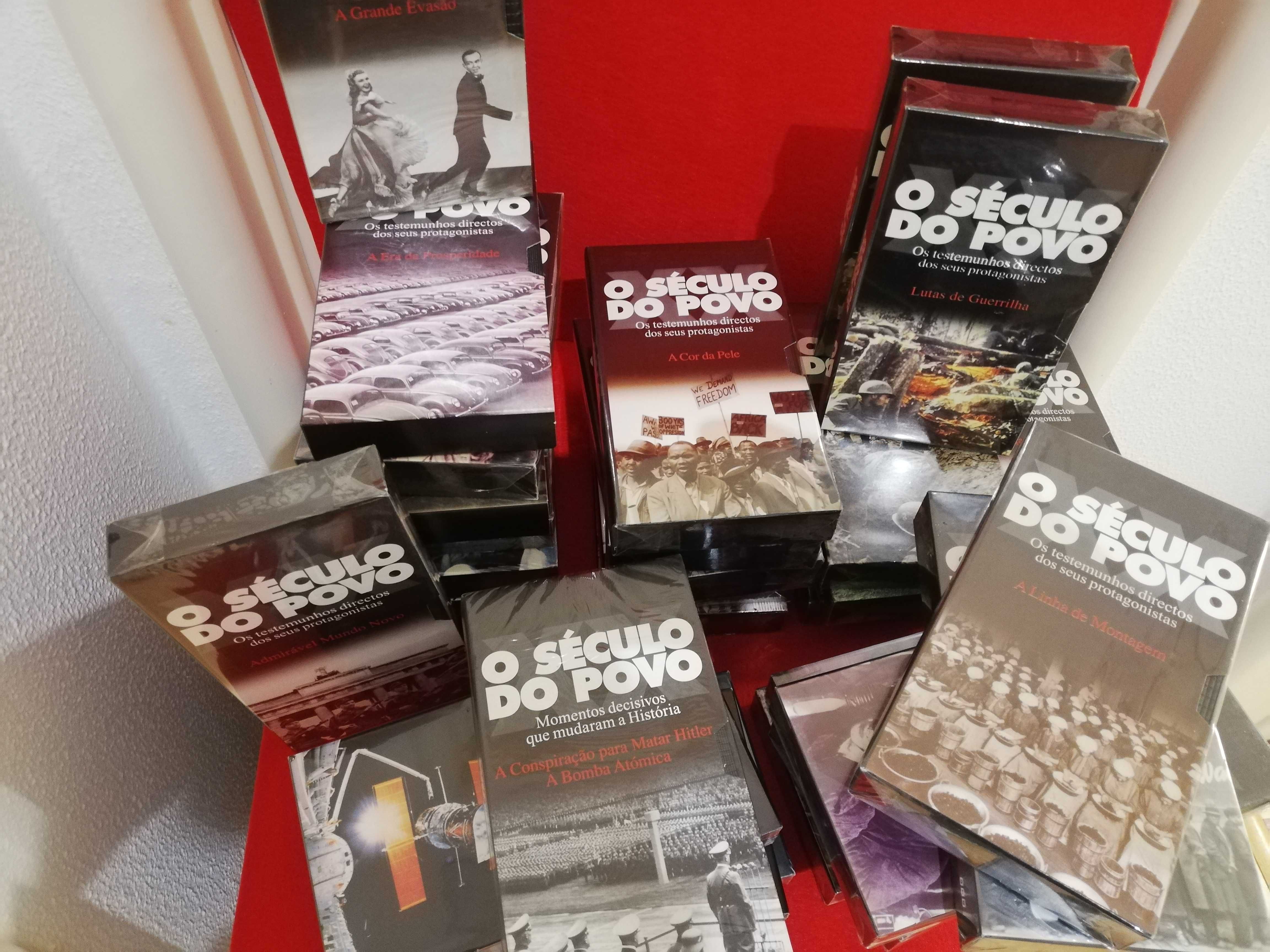 Coleção completa 30 DVD e 30 revistas, século XX.