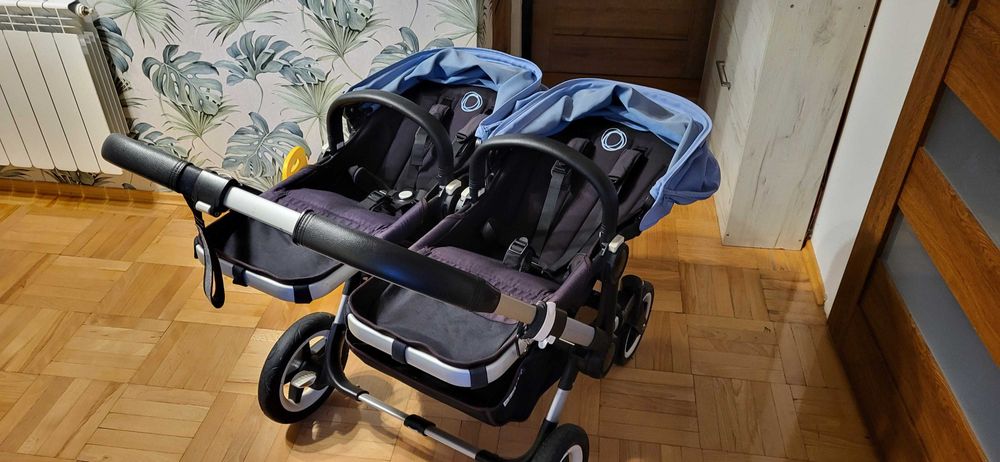 Bugaboo Donkey 2 – podwójny wózek – świetny stan!
