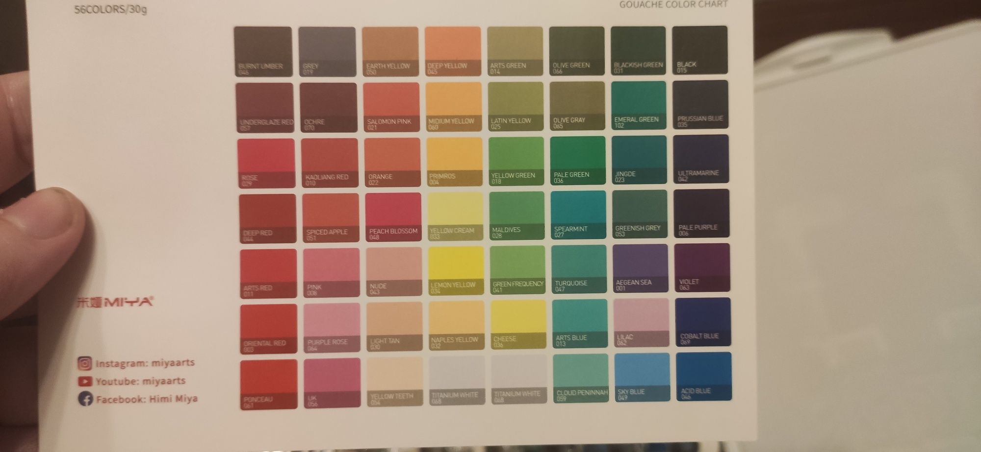 Farby gwasze 56 kolorów farbki nowe żywe kolory dla artystów