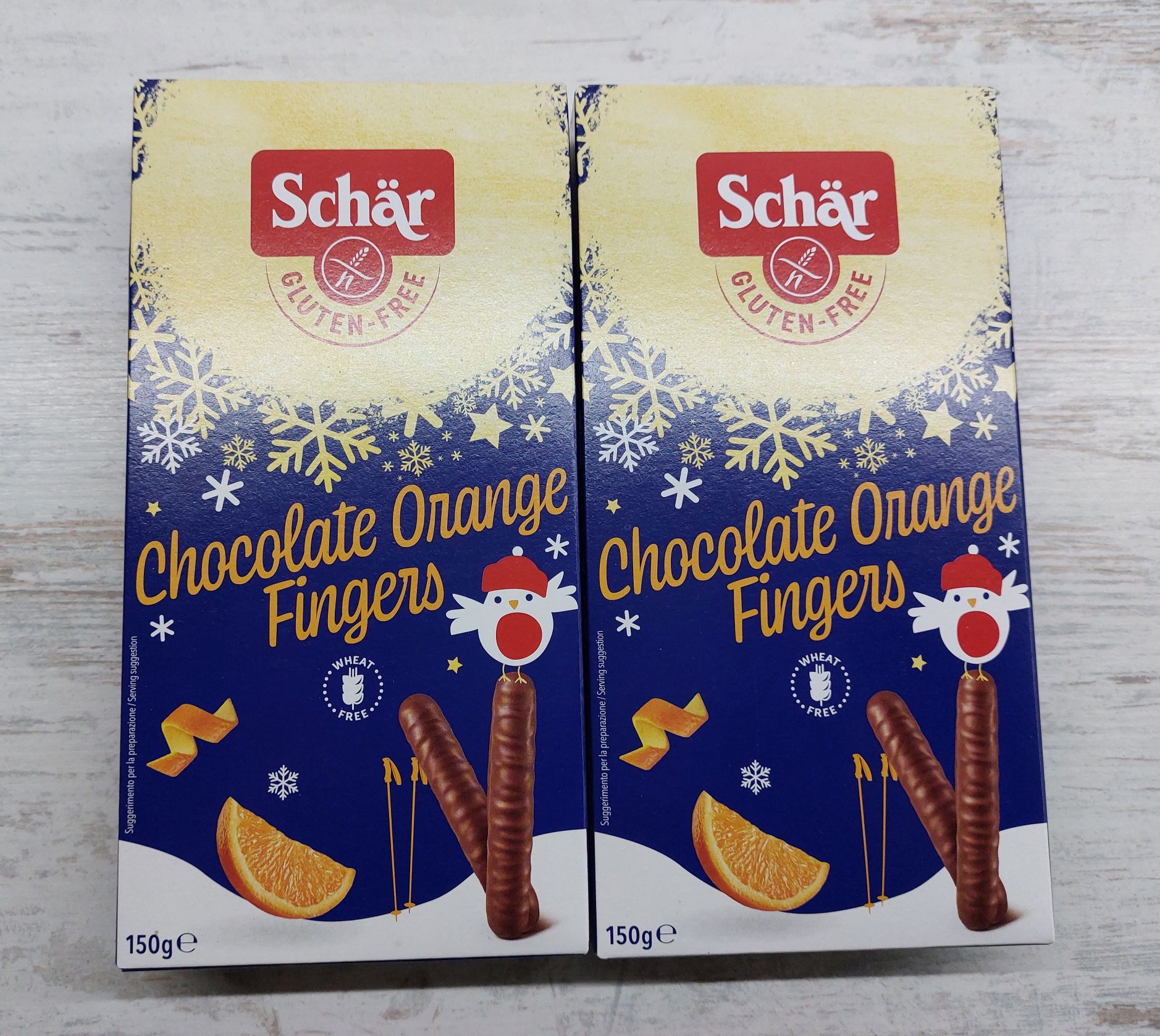 Шоколад печиво цукерки Schar Chocolate Orange Fingers розпродаж