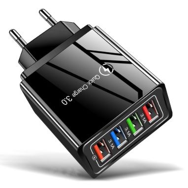 Carregador USB 4 portas Super Rápido Quick Charge 3.0 NOVO