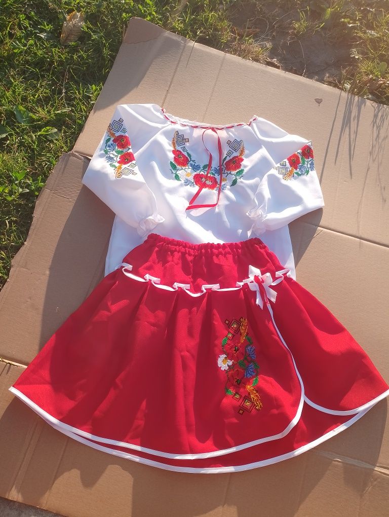 Вышиванка на девочку 4-5 лет