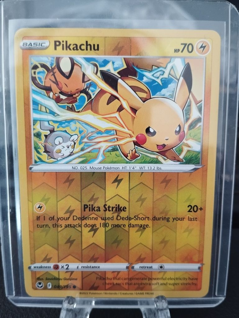 Carta Pokémon Silver Tempest Pikachu 049( ler Descrição)