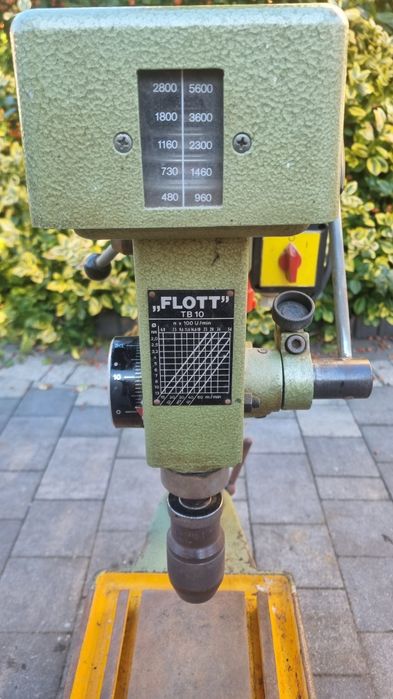 Wiertarka stołowa Flott tb 10 słupowa kolumnowa