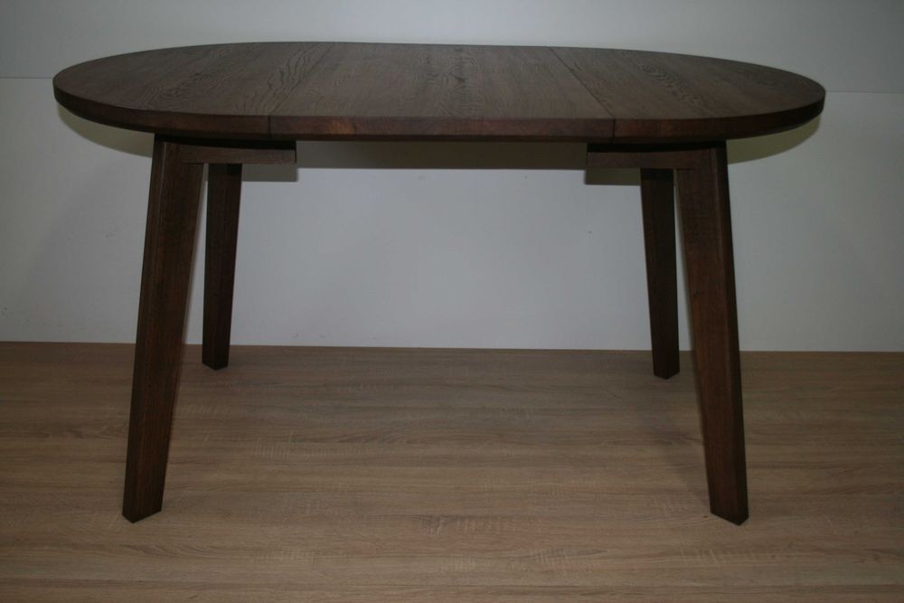 Stół okrągły dębowy rozkładany ( lity dąb) LOFT