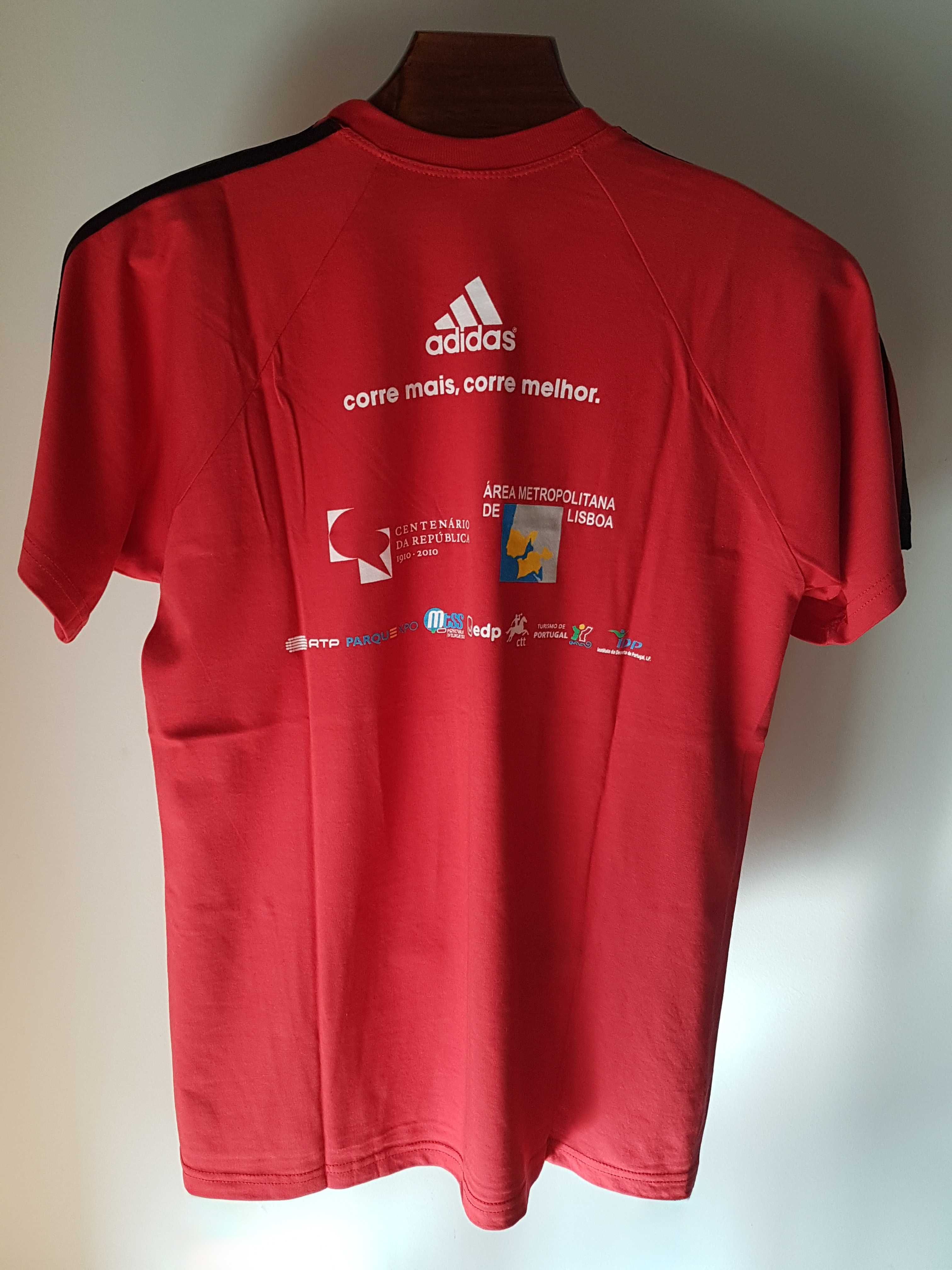 T-Shirt Adidas Meia Maratona Lisboa/Portugal anos Dois Mil a Dois mil
