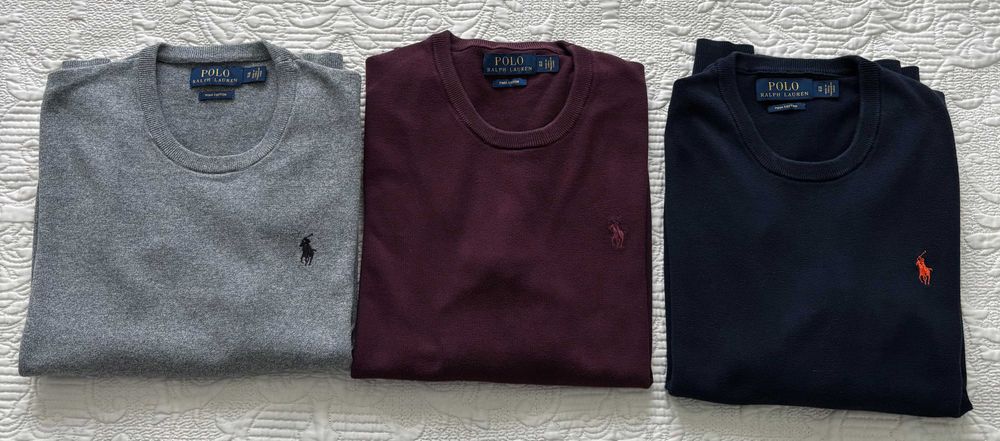 Pullover malha algodão cinzento XS - Polo Ralph Lauren