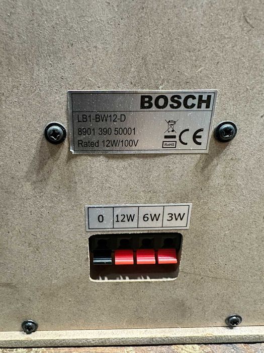 Głośniki kierunkowe  Radiowęzłowe Bosch LB-1 BW 12-D