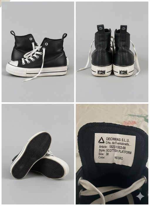 Sapatilhas Pretas Tam. 38