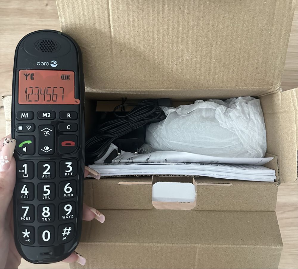 Doro PhoneEasy 100W Cordless Phone telefon stacjonarny