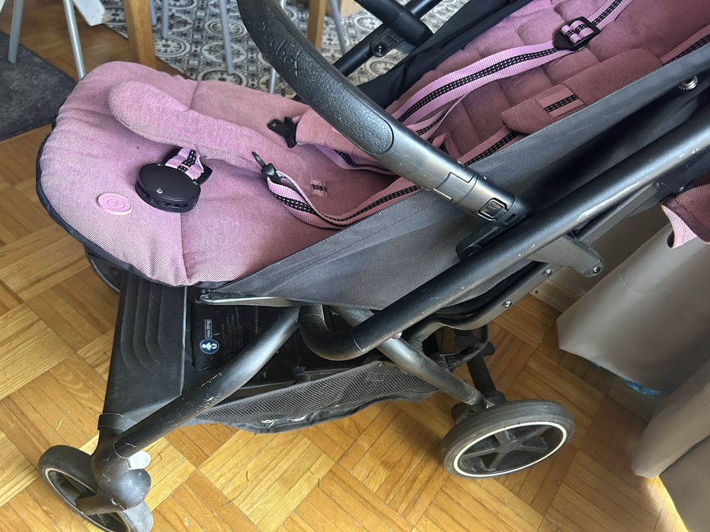 Cybex spacerowka Eazy s+2 lekka do samolotu rozowa