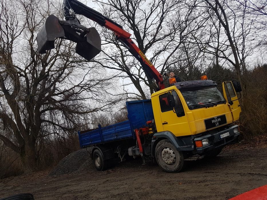 Transport wywóz wywrotka hds łyżka gruz gruzu ziemia odpady śmieci BDO