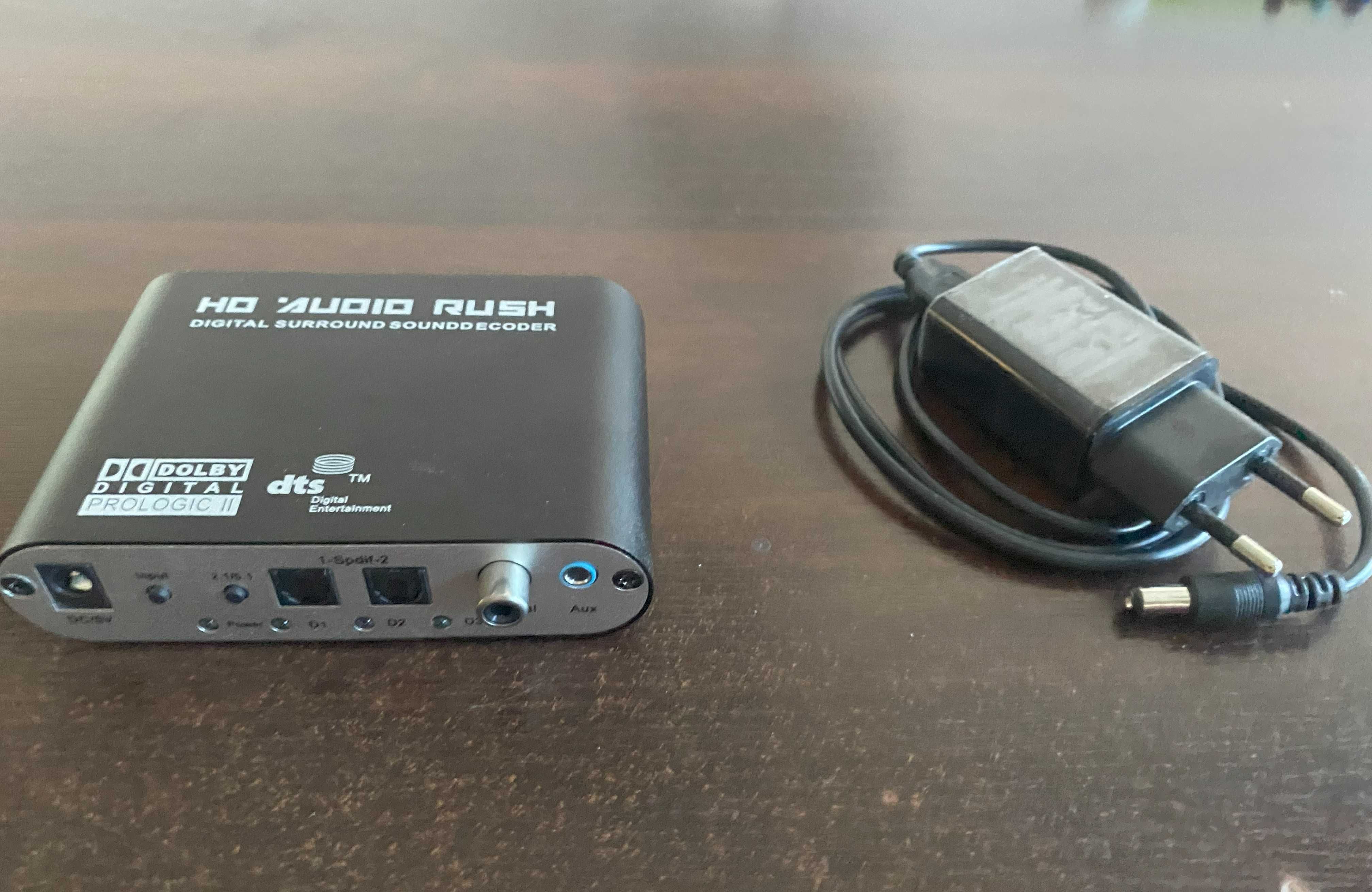 Dekoder optyczny toslink SPDIF 5.1 analog AC3/DTS